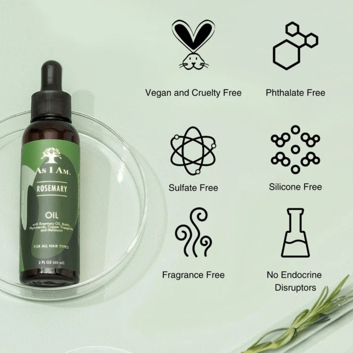 As I Am Rosemary Oil - Meerapa Deutschland