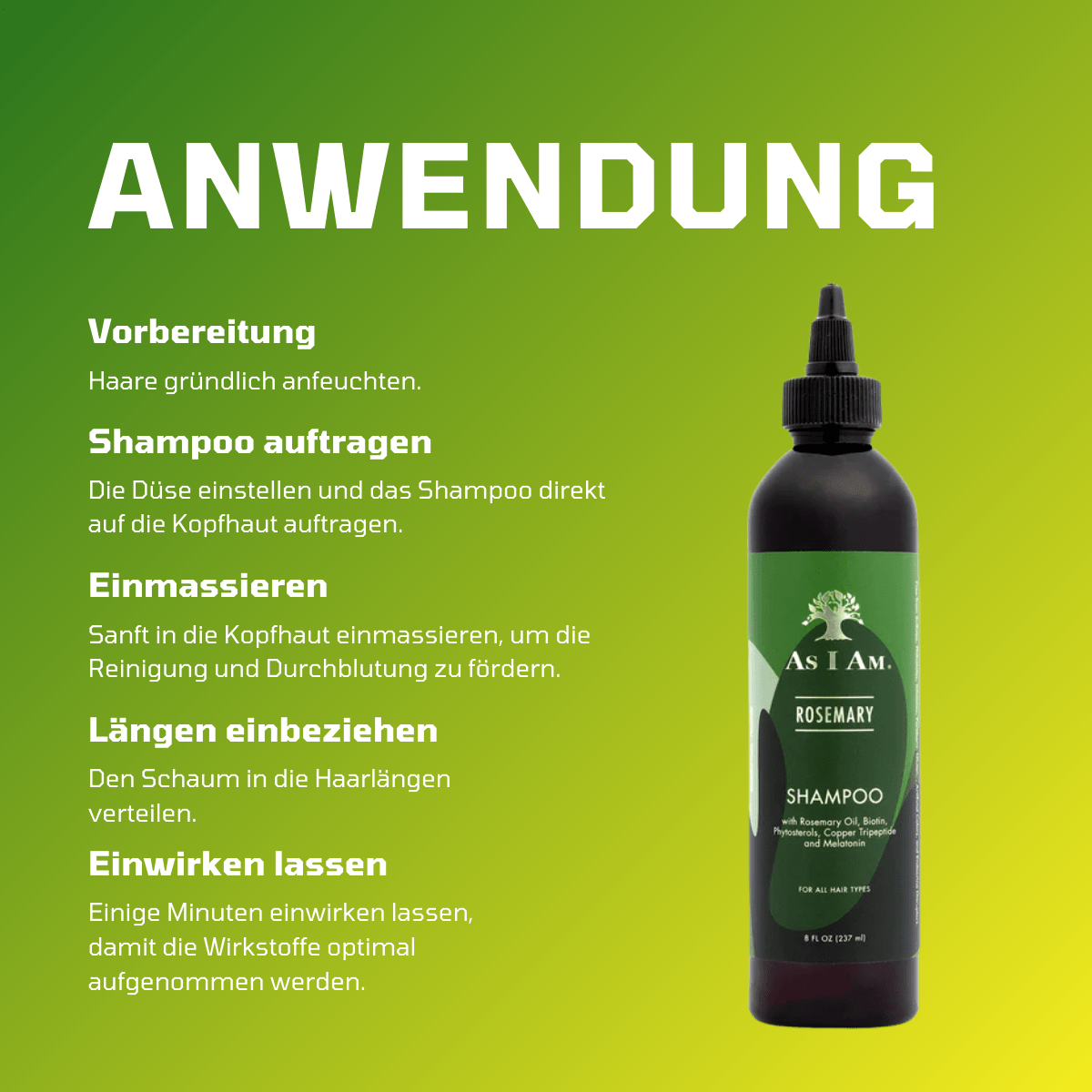 As I Am Rosemary Shampoo - Meerapa Deutschland