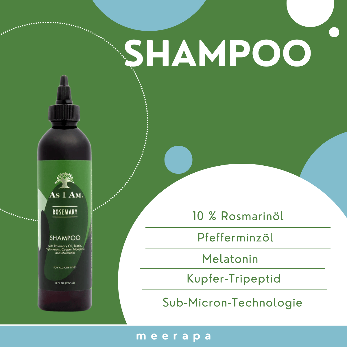 As I Am Rosemary Shampoo - Meerapa Deutschland