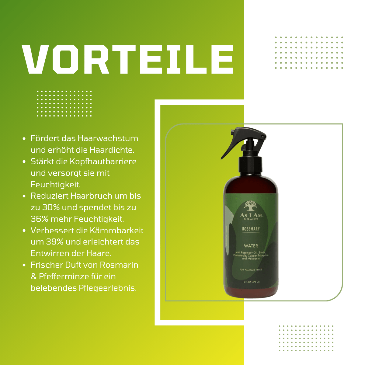 As I Am Rosemary Water Spray - Meerapa Deutschland
