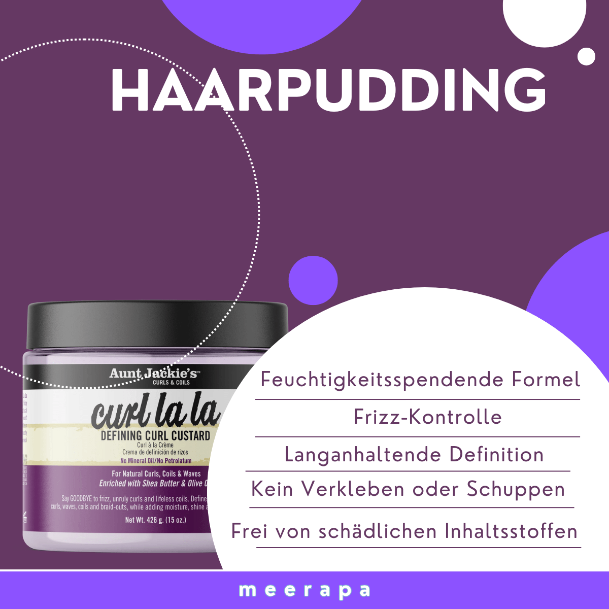 Aunt Jackie's Curl La La Defining Curl Custard - Meerapa Deutschland