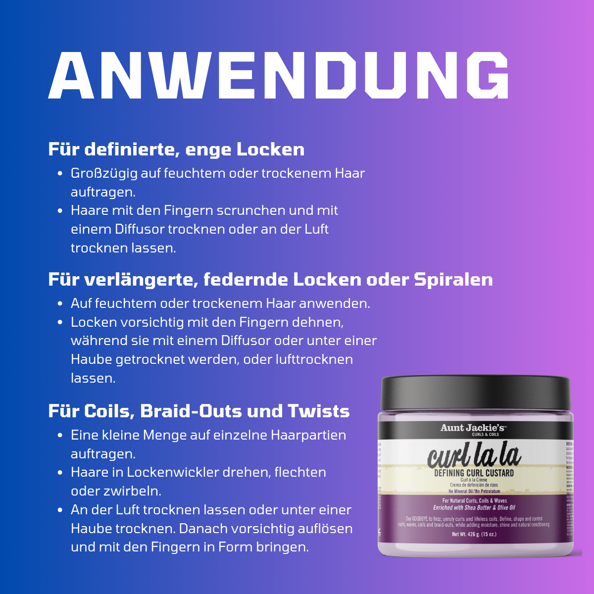 Aunt Jackie's Curl La La Defining Curl Custard - Meerapa Deutschland
