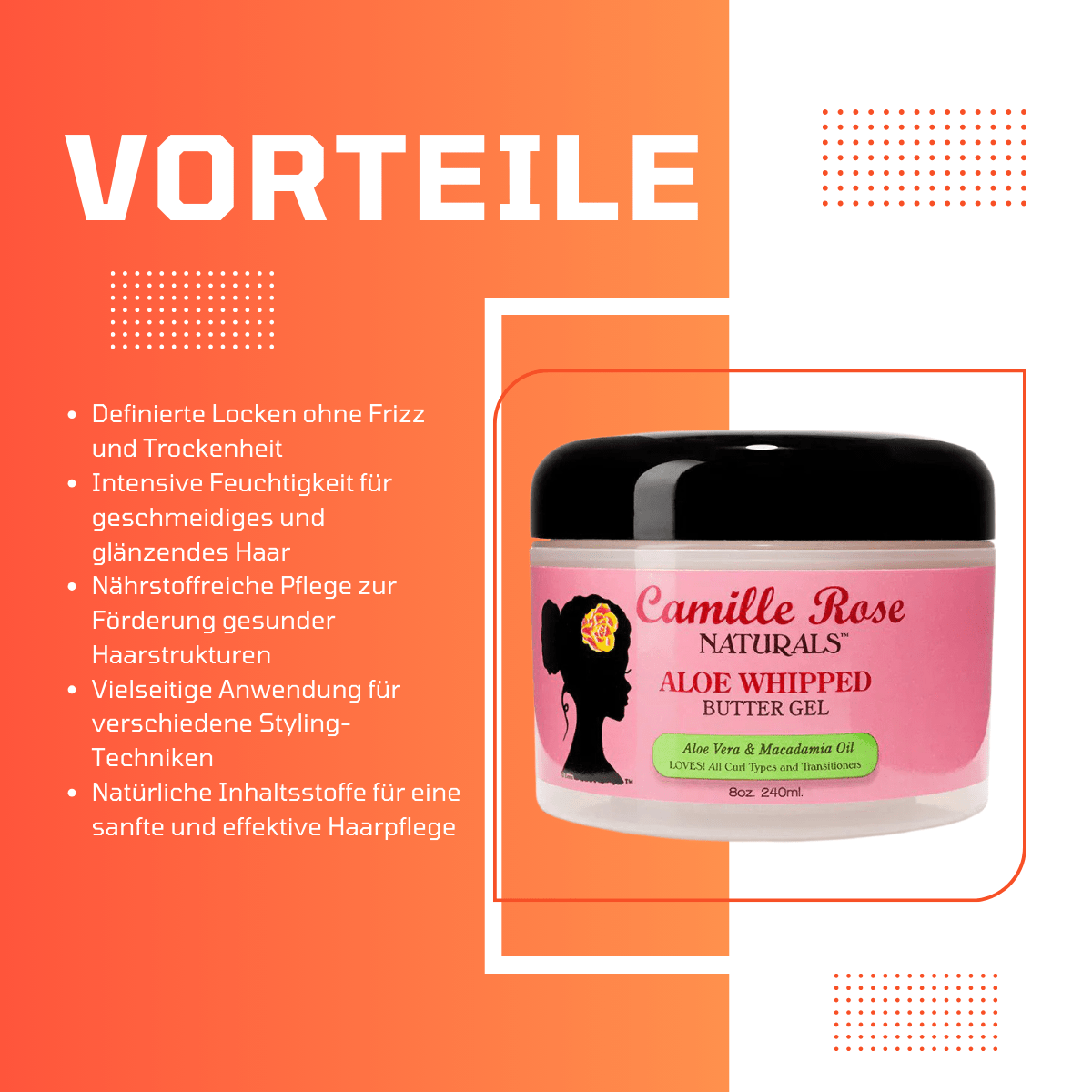 Camille Rose Aloe Whipped Butter Gel - Meerapa Deutschland