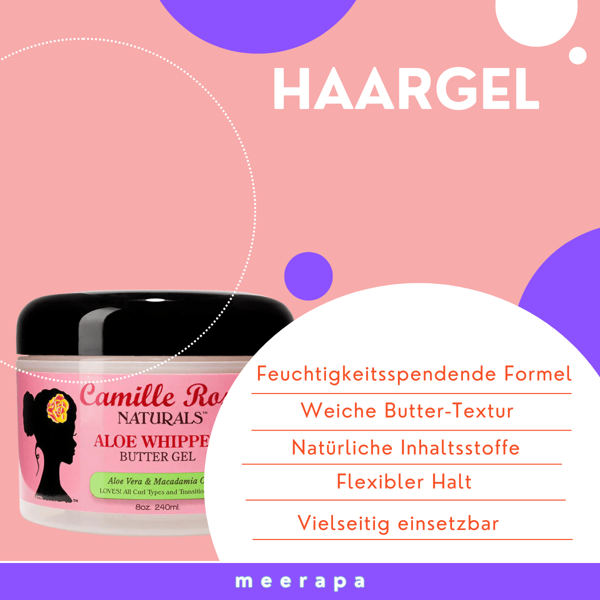 Camille Rose Aloe Whipped Butter Gel - Meerapa Deutschland