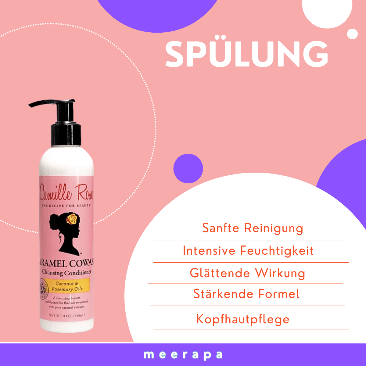 Camille Rose Caramel Co - wash Cleansing Conditioner - Meerapa Deutschland