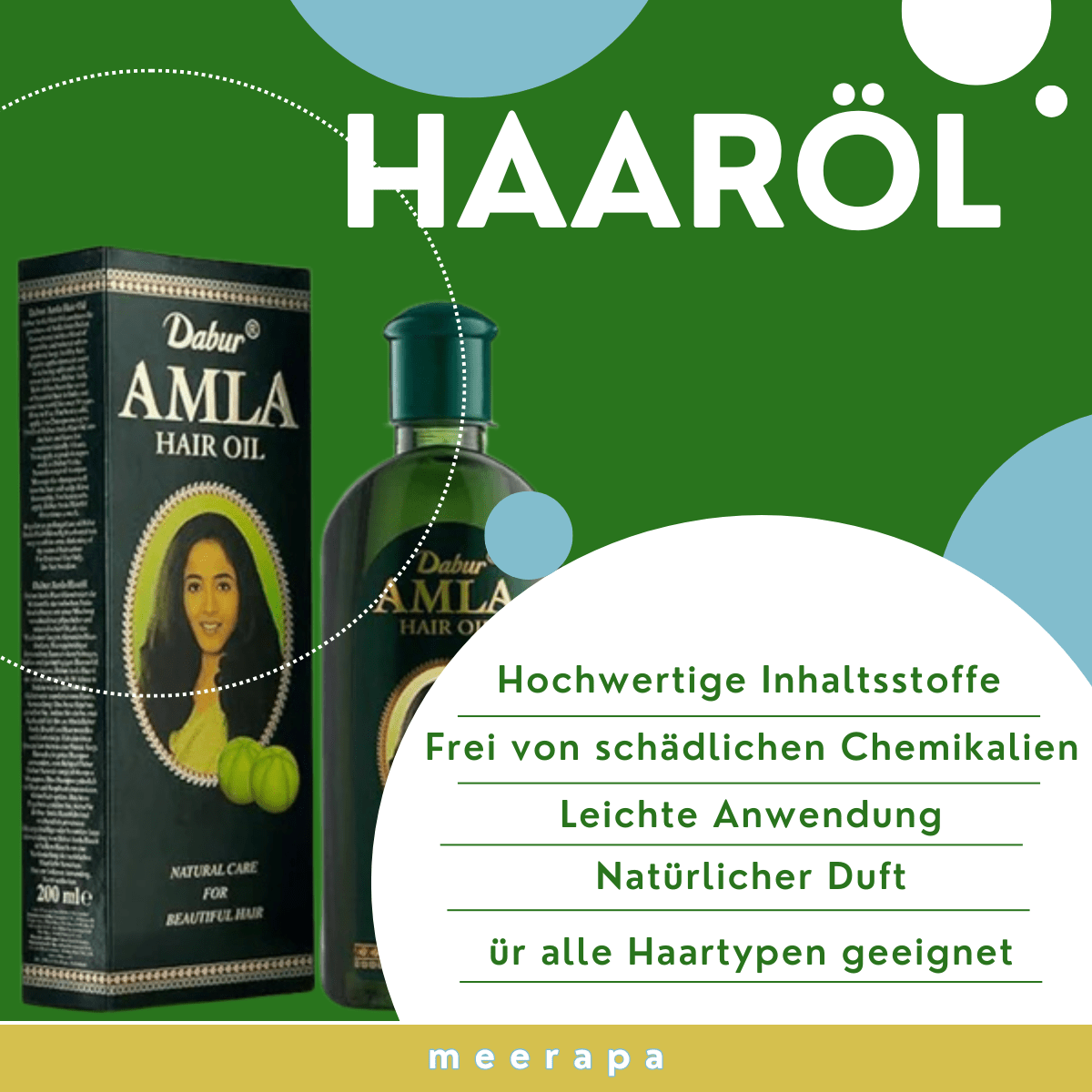 Dabur Amla Hair Oil - Meerapa Deutschland
