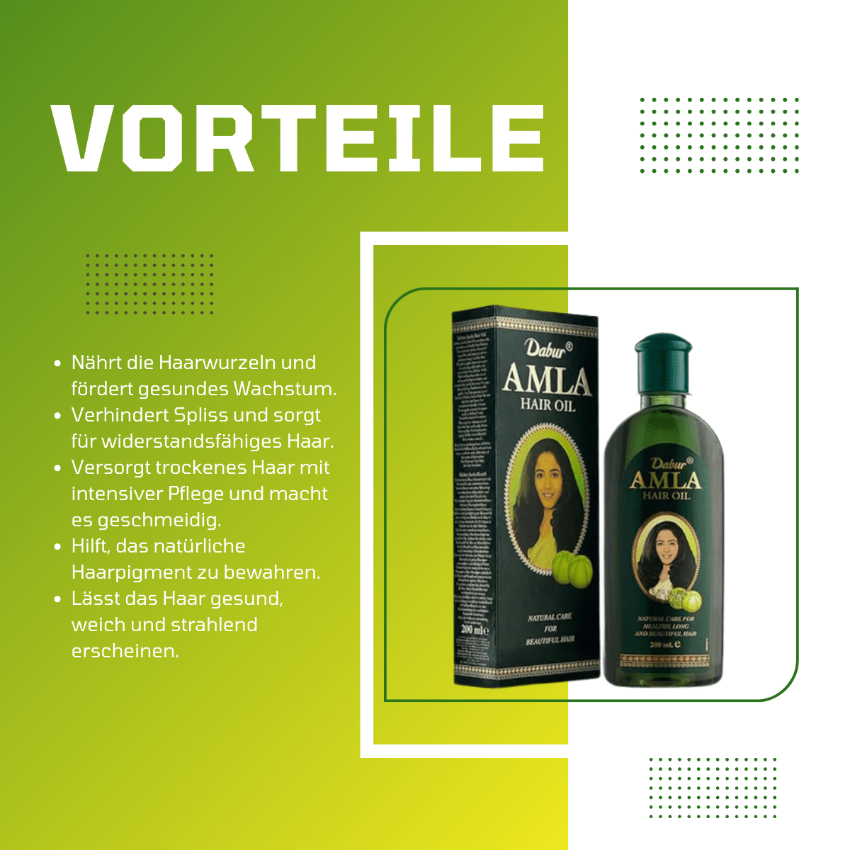Dabur Amla Hair Oil - Meerapa Deutschland