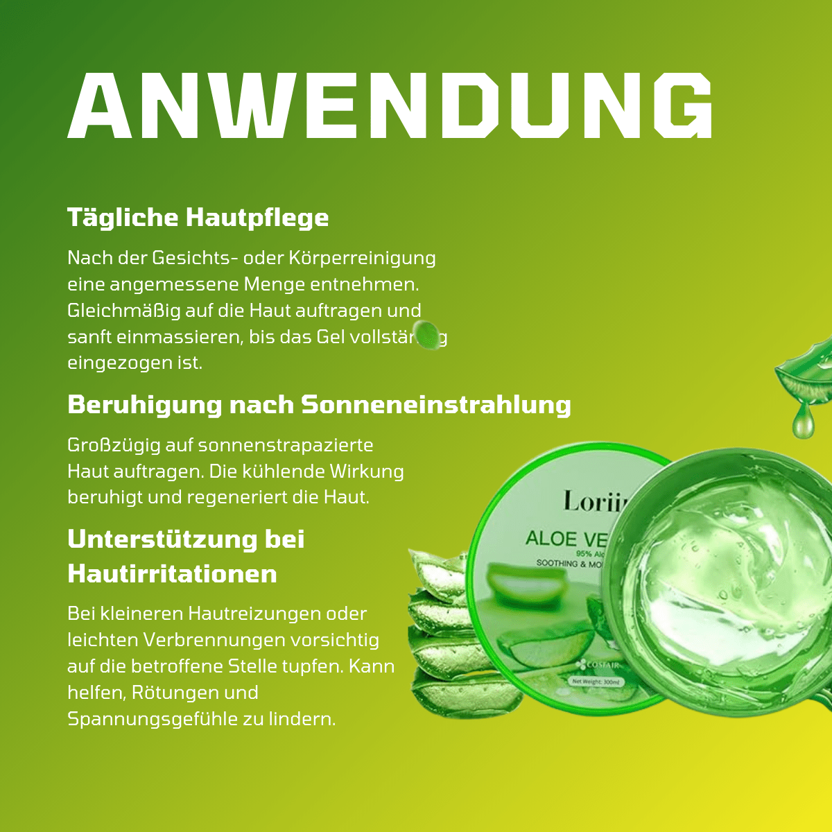 Loriini Aloe Vera Gel - Meerapa Deutschland