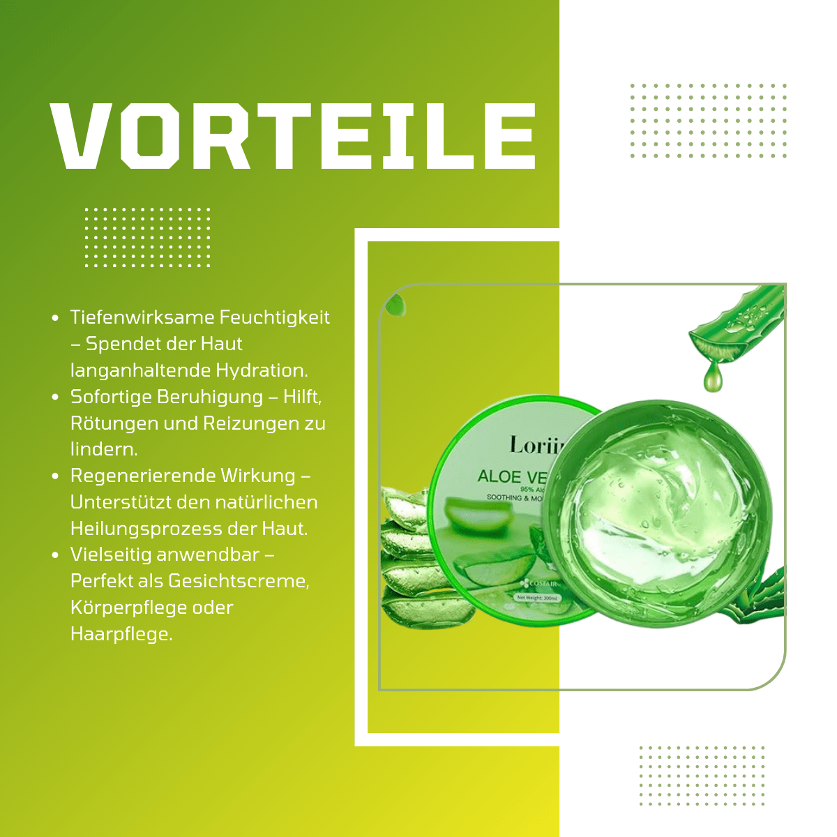 Loriini Aloe Vera Gel - Meerapa Deutschland
