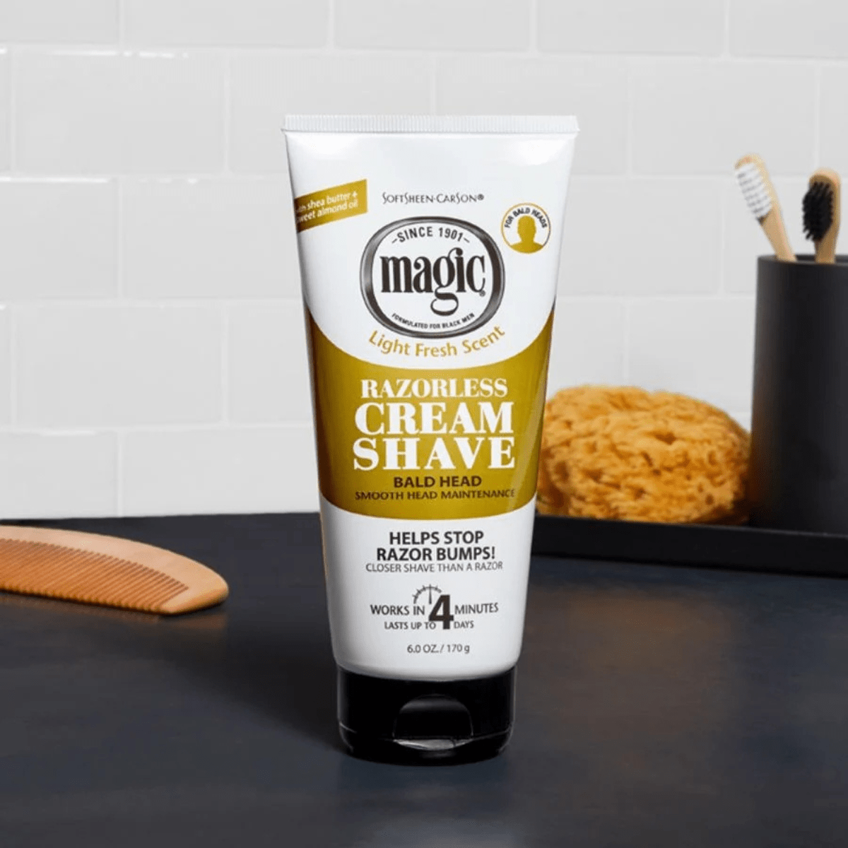Magic Razorless Cream Shave - Bald Head - Meerapa Deutschland