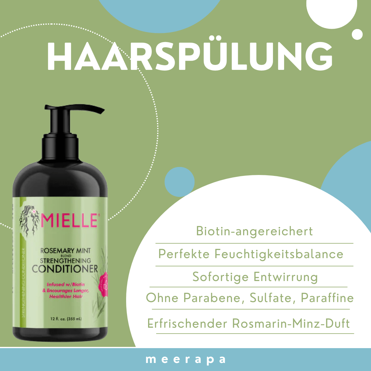 Mielle Rosemary Mint Strengthening Conditioner - Meerapa Deutschland