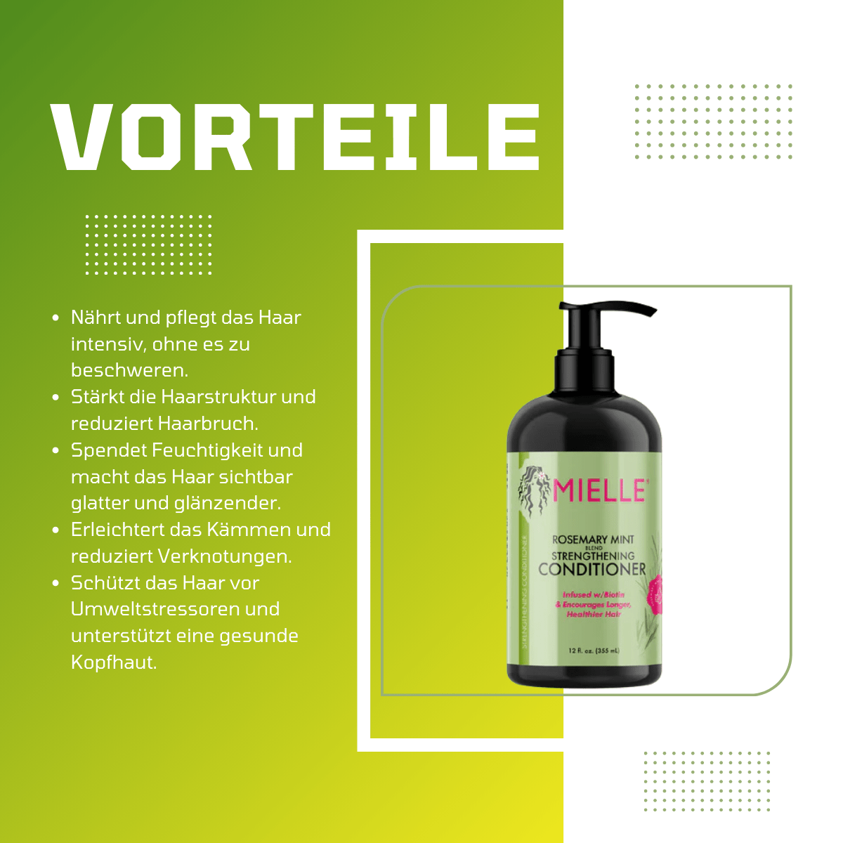 Mielle Rosemary Mint Strengthening Conditioner - Meerapa Deutschland