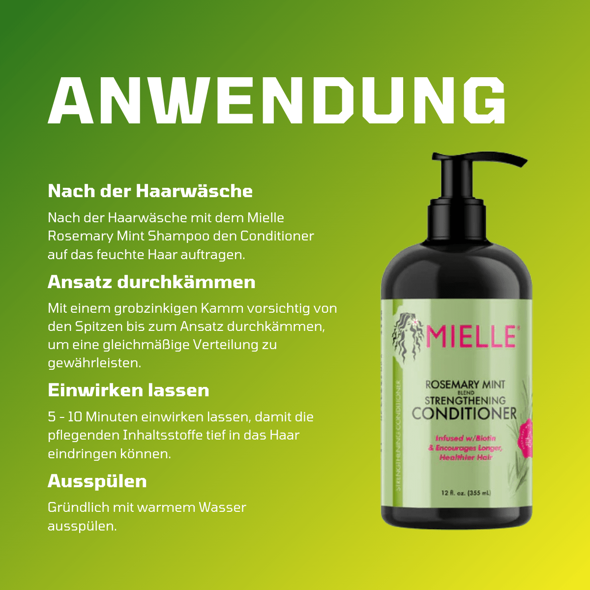 Mielle Rosemary Mint Strengthening Conditioner - Meerapa Deutschland