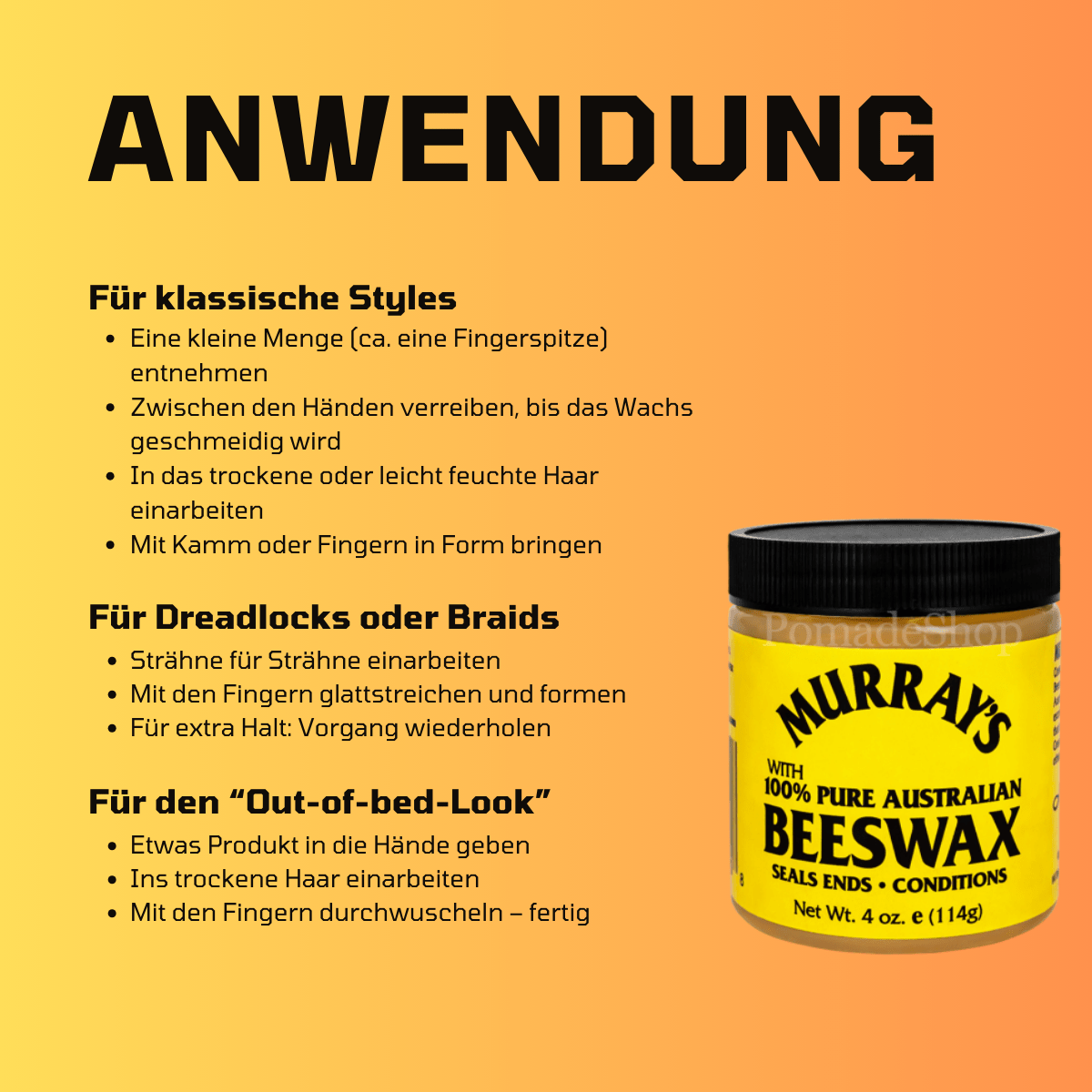 Murray's 100% Pure Australian Beeswax - Meerapa Deutschland