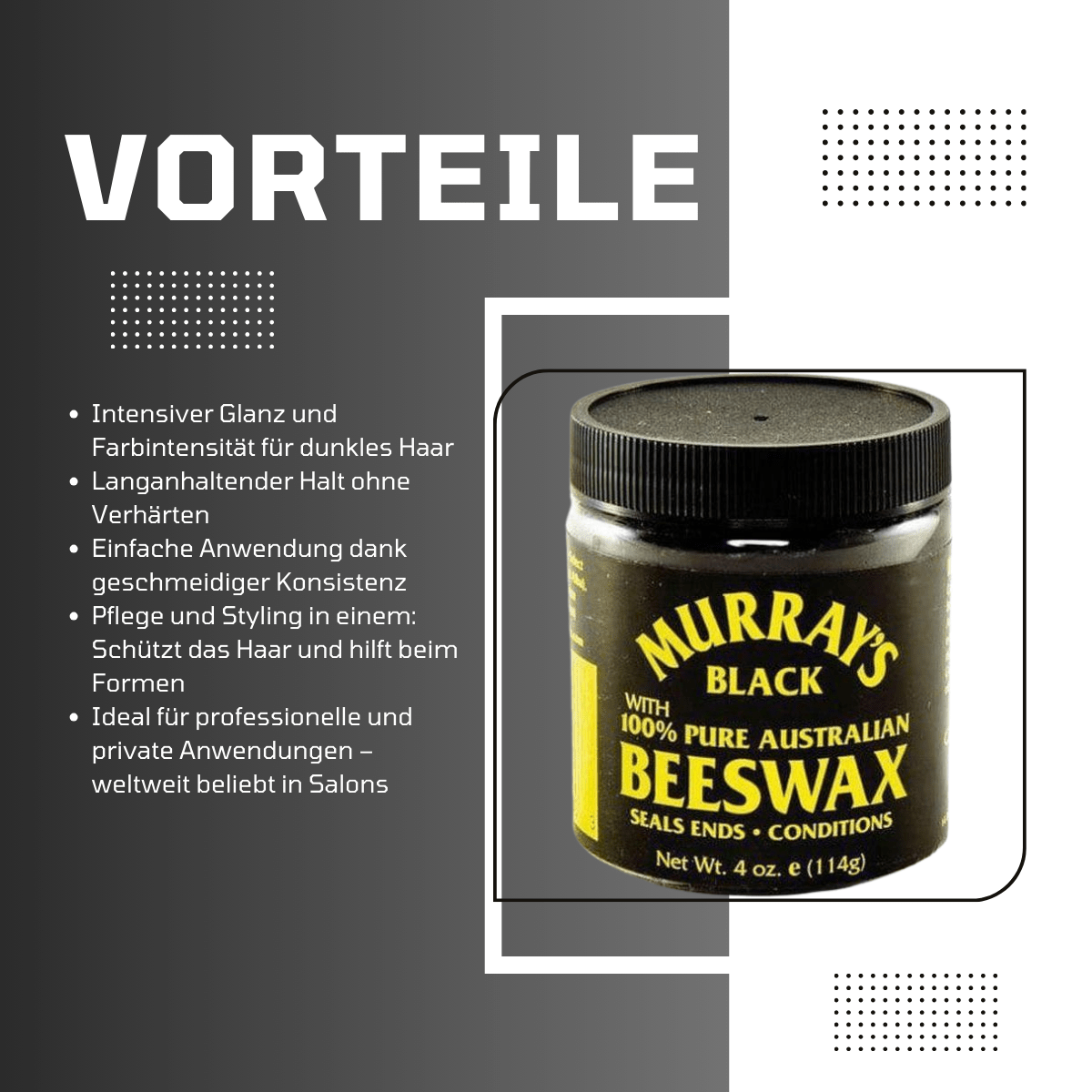 Murray's 100% Pure Australian Black Beeswax - Meerapa Deutschland