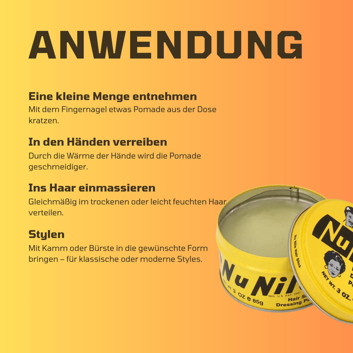 Murray’s Nu Nile Hair Slick Dressing Pomade - Meerapa Deutschland
