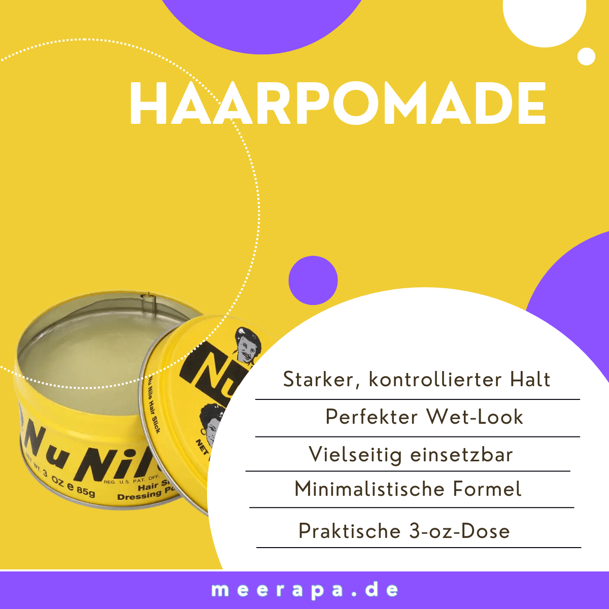 Murray’s Nu Nile Hair Slick Dressing Pomade - Meerapa Deutschland