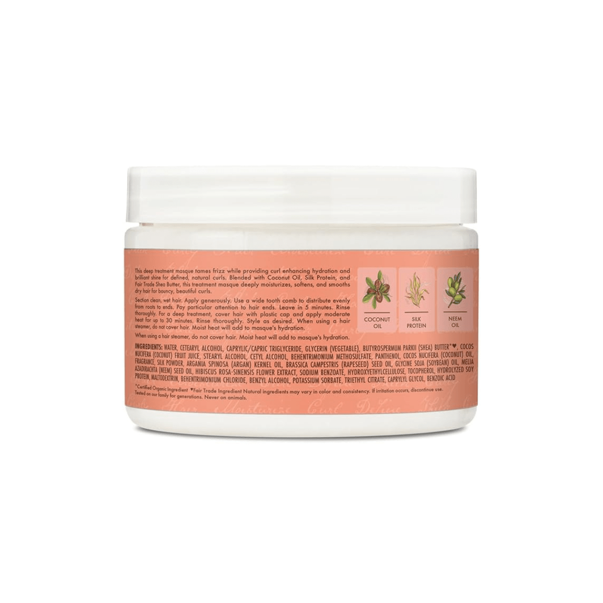 SheaMoisture Coconut & Hibiscus Curl & Shine Hair Masque - Meerapa Deutschland