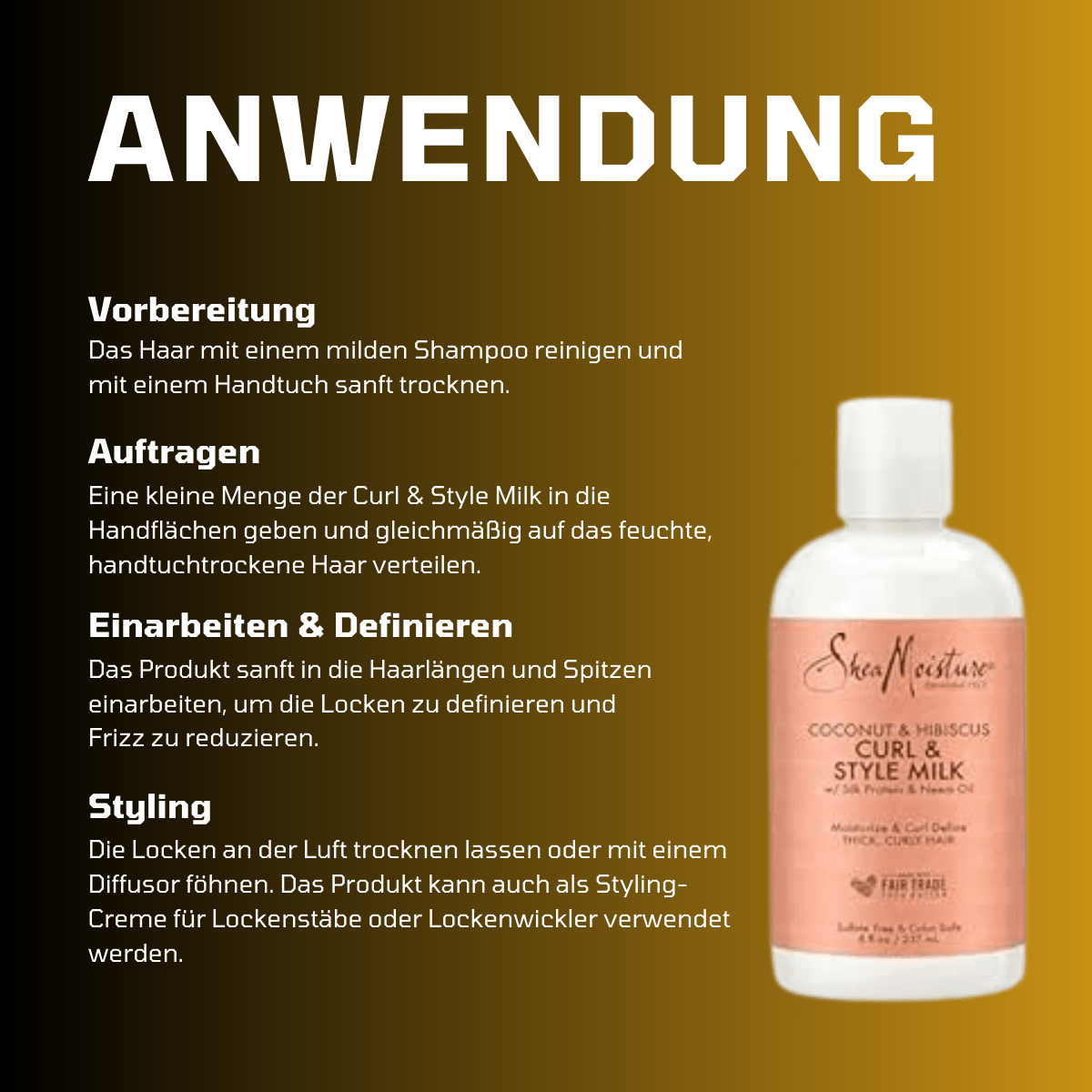 SheaMoisture Coconut & Hibiscus Curl & Style Milk - Meerapa Deutschland