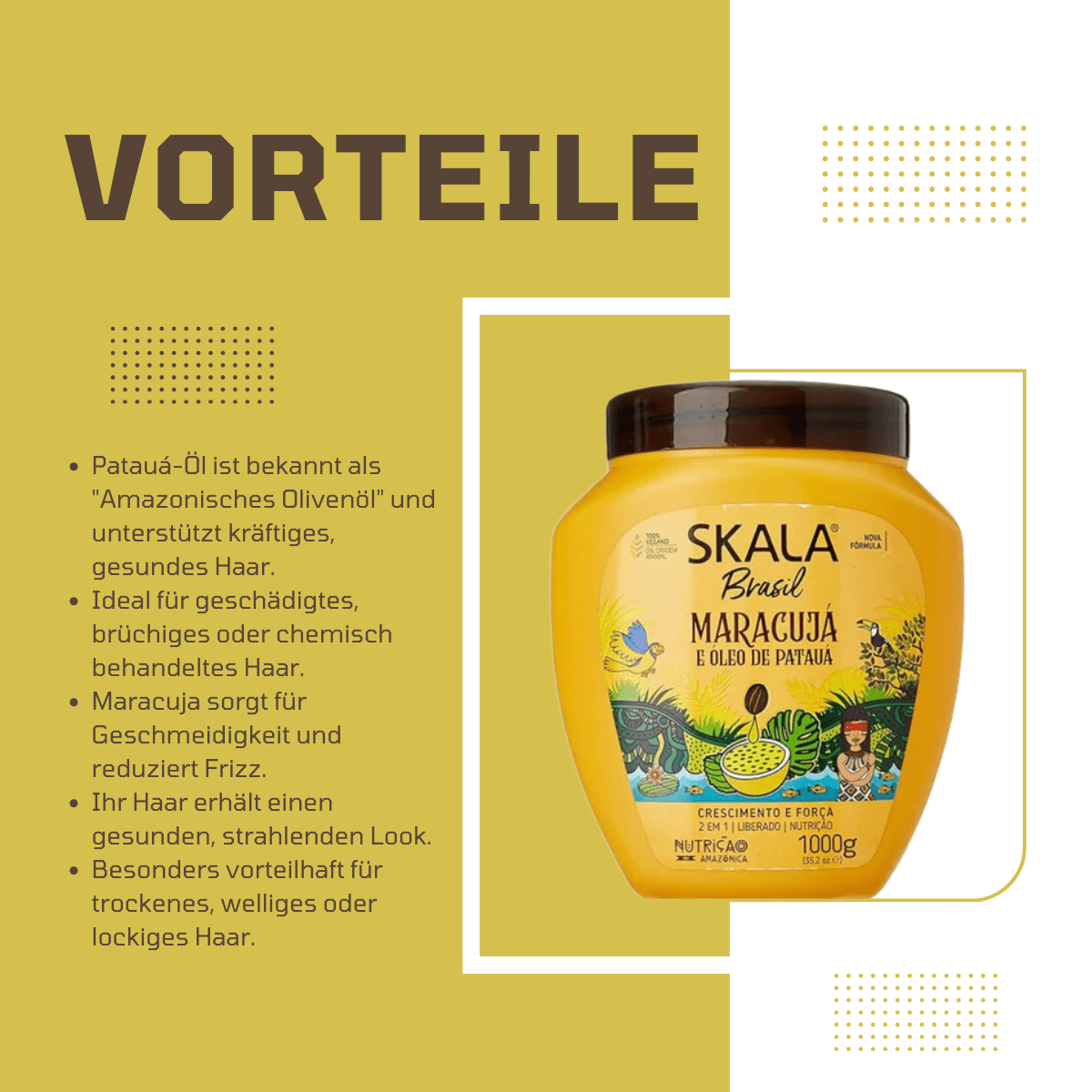 SKALA Brasil Maracujá e Óleo de Patauá 2 in 1 Co - Wash - Meerapa Deutschland