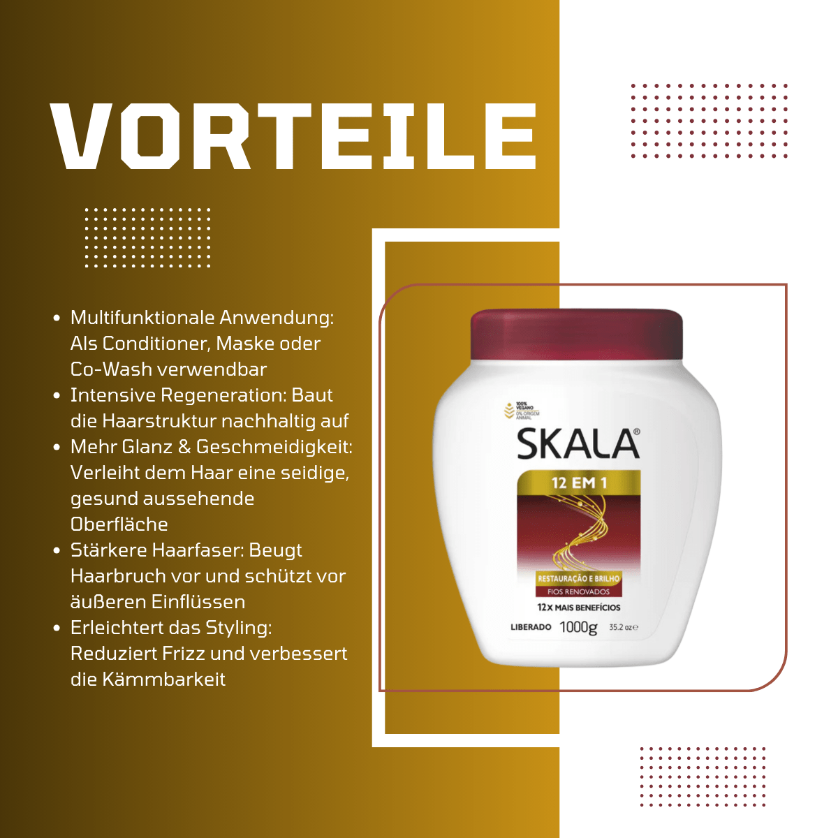 SKALA Brasil Restauração E Brilho 12 em 1 Hair Co - Wash - Meerapa Deutschland