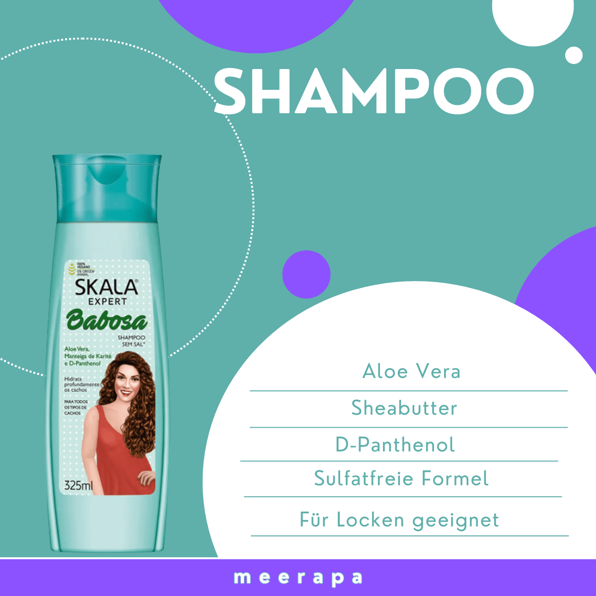 SKALA Expert Babosa Aloe Vera Shampoo - Meerapa Deutschland