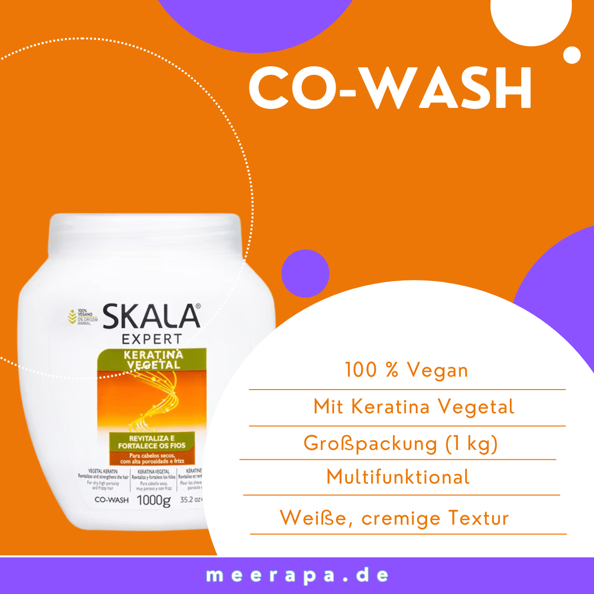 SKALA Expert Keratina Vegetal 2 in 1 Co - Wash - Meerapa Deutschland