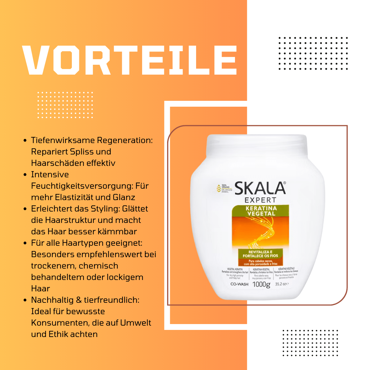 SKALA Expert Keratina Vegetal 2 in 1 Co - Wash - Meerapa Deutschland