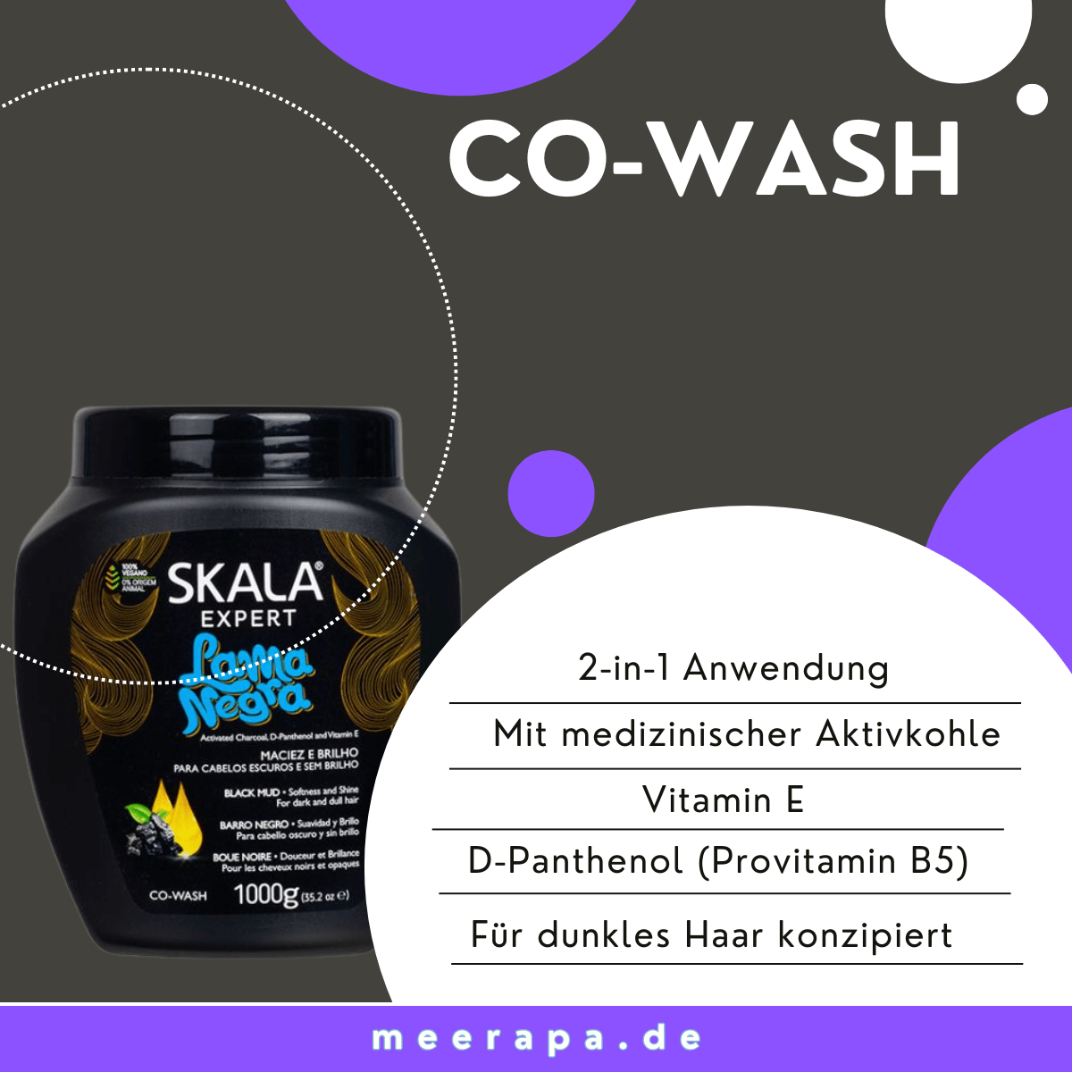 SKALA Expert Lama Negra 2 in 1 Co - Wash - Meerapa Deutschland