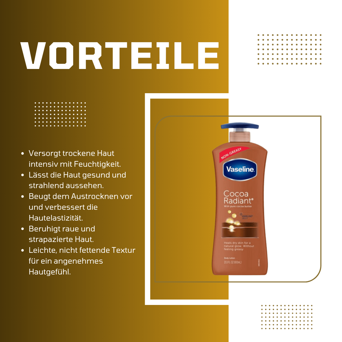 Vaseline® Intensive Care Cocoa Radiant Lotion - Meerapa Deutschland