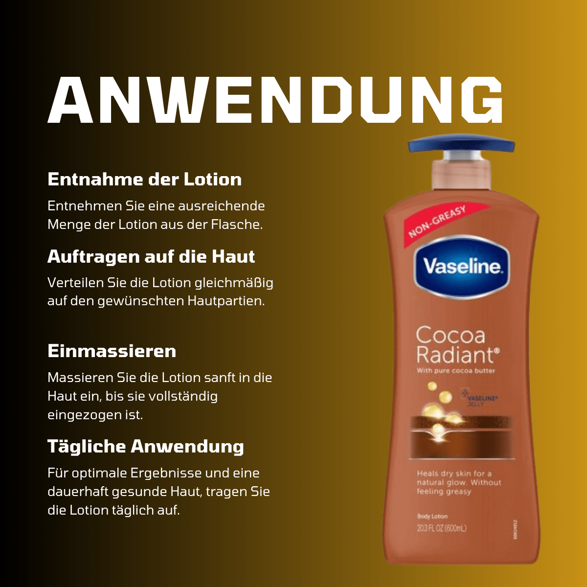 Vaseline® Intensive Care Cocoa Radiant Lotion - Meerapa Deutschland