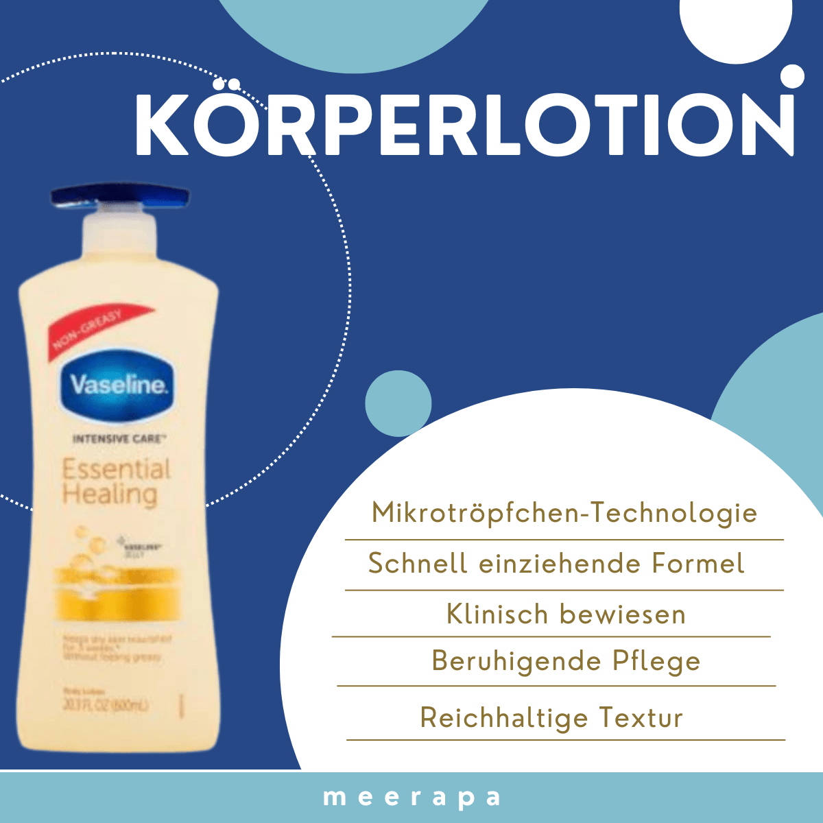 Vaseline® Intensive Care Essential Healing Lotion - Meerapa Deutschland