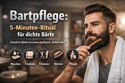 Bartpflege: 5-Minuten-Ritual für dichte Bärte - Meerapa Deutschland