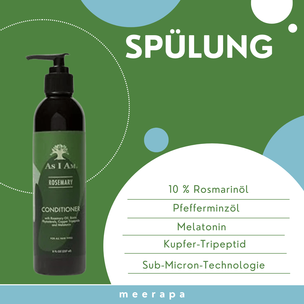 As I Am Rosemary Conditioner - Meerapa Deutschland