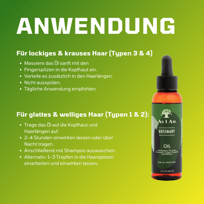 As I Am Rosemary Oil - Meerapa Deutschland