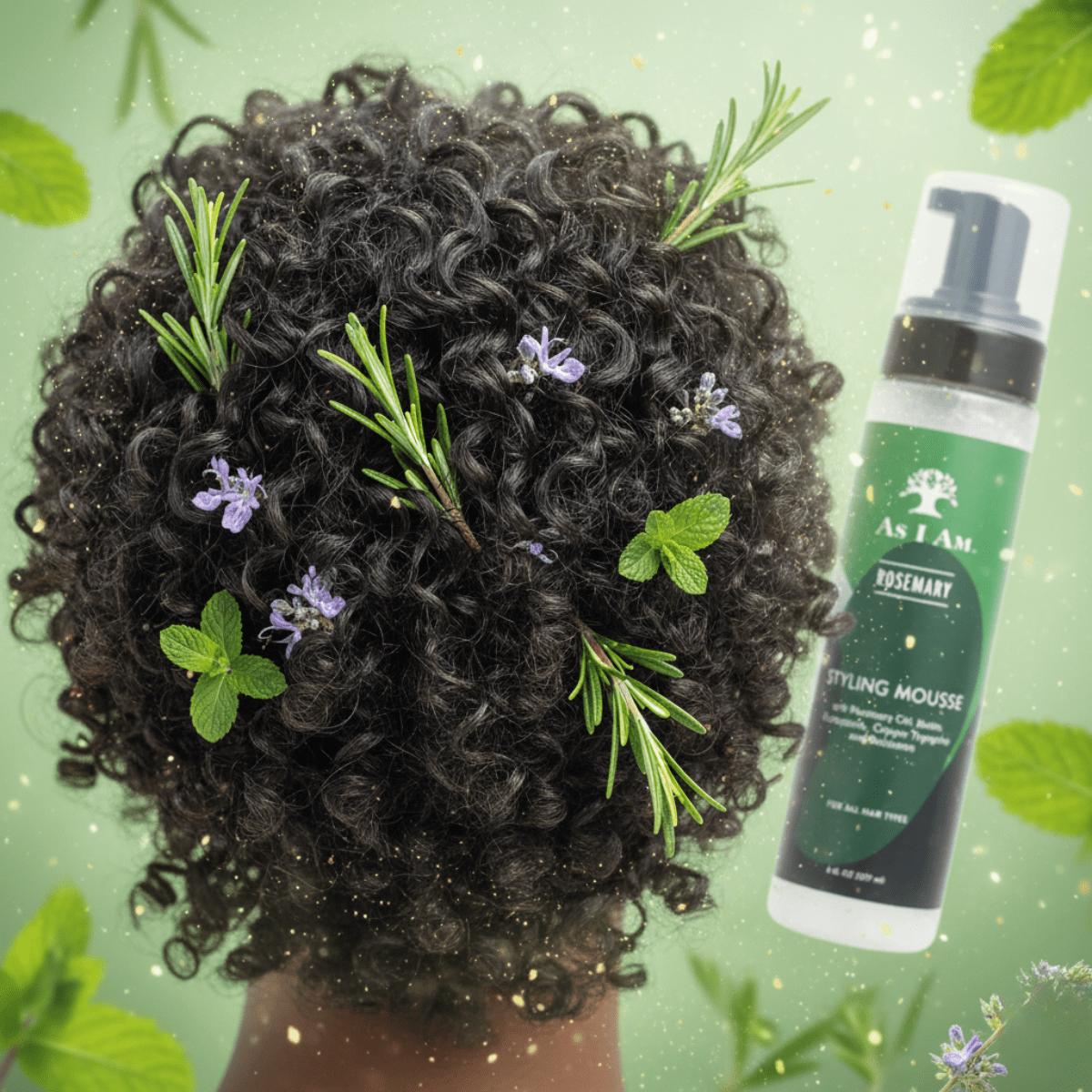 As I Am Rosemary Styling Mousse - Meerapa Deutschland
