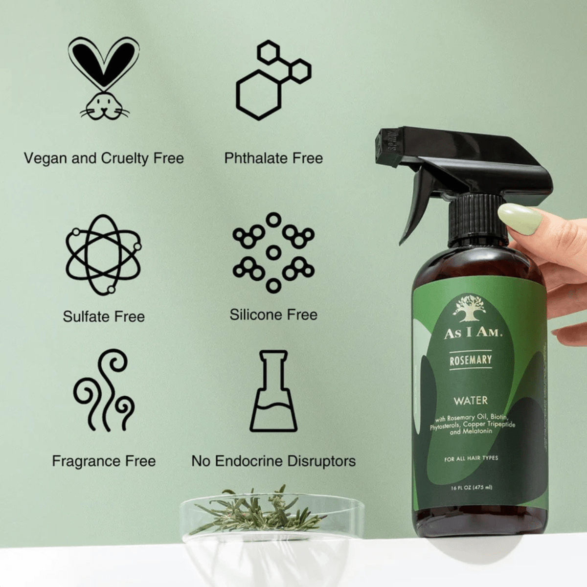 As I Am Rosemary Water Spray - Meerapa Deutschland