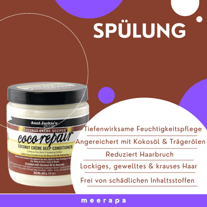 Aunt Jackie's Coco Repair Coconut Crème Deep Conditioner - Meerapa Deutschland
