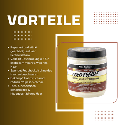Aunt Jackie's Coco Repair Coconut Crème Deep Conditioner - Meerapa Deutschland