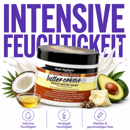 Aunt Jackie's Coconut Creme Recipes Butter Crème Intensive Moisture Sealant - Meerapa Deutschland