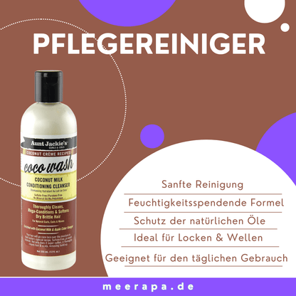 Aunt Jackie's Coconut Creme Recipes Coco Wash Conditioning Cleanser - Meerapa Deutschland
