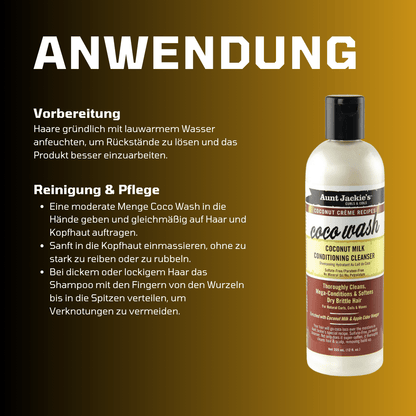 Aunt Jackie's Coconut Creme Recipes Coco Wash Conditioning Cleanser - Meerapa Deutschland
