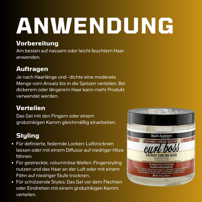 Aunt Jackie's Curl Boss Coconut Curling Gelée - Meerapa Deutschland
