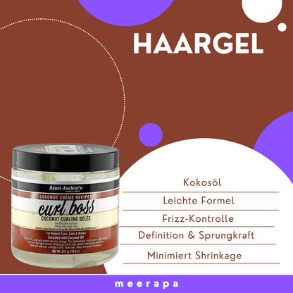 Aunt Jackie's Curl Boss Coconut Curling Gelée - Meerapa Deutschland