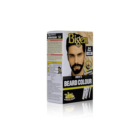 Bigen Men's Beard Colour B100 - Real Black - Meerapa Deutschland