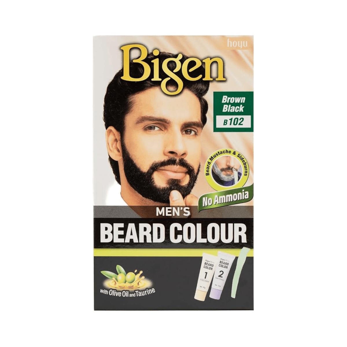 Bigen Men's Beard Colour B102 - Brown Black - Meerapa Deutschland