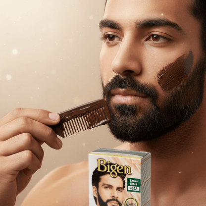 Bigen Men's Beard Colour B102 - Brown Black - Meerapa Deutschland