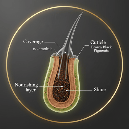 Bigen Men's Beard Colour B102 - Brown Black - Meerapa Deutschland