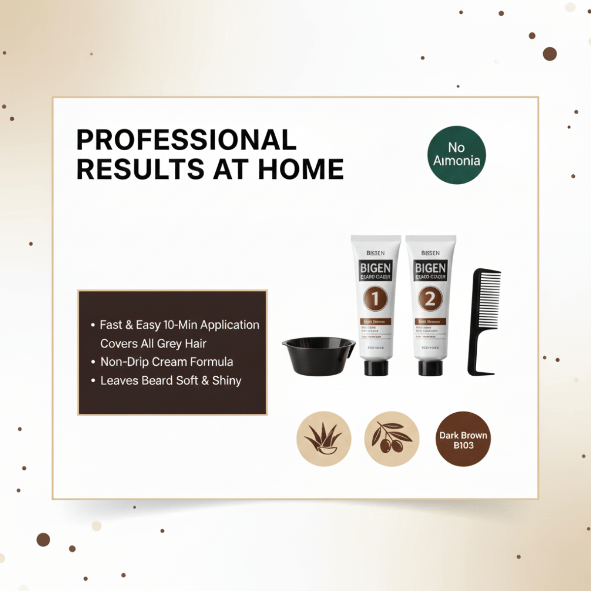 Bigen Men's Beard Colour B103 - Dark Brown - Meerapa Deutschland