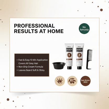 Bigen Men's Beard Colour B103 - Dark Brown - Meerapa Deutschland